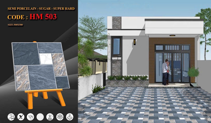 Sân Vườn Procelain  HM 503